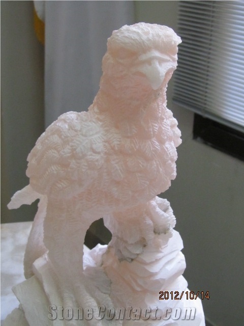 Persian White Alabaster Carved Artifact