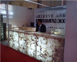Persian White Alabaster Work Tops