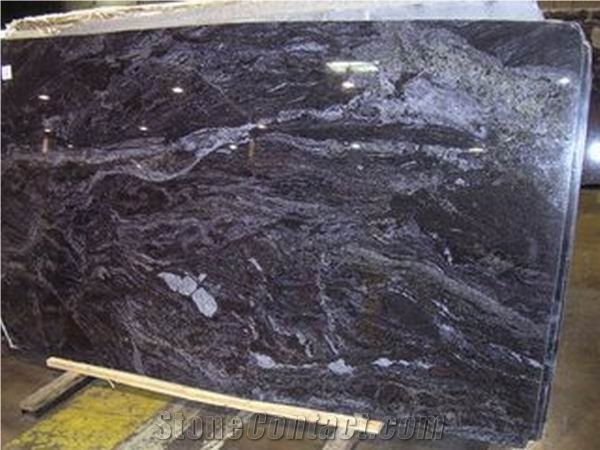 Brass Blue Granite Slab(High Polished), Brazil Blue Granite