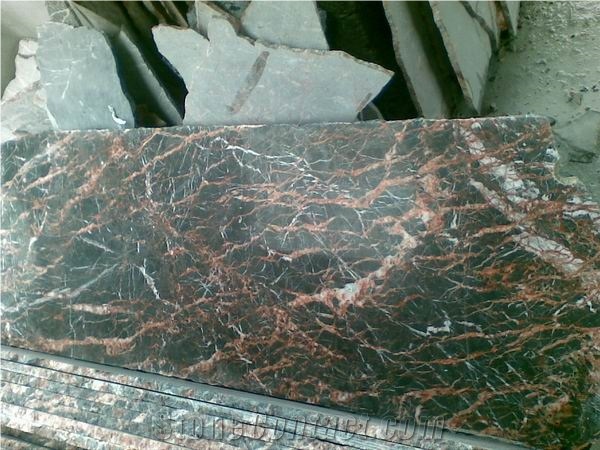 China Cuckoo Red Marble Slab(high Polished)