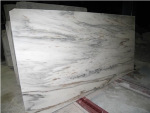 China Danba White Marble Slab(good Polished)