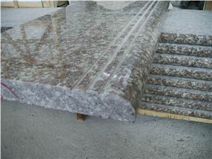 China Red Granite Stair(own Factory)