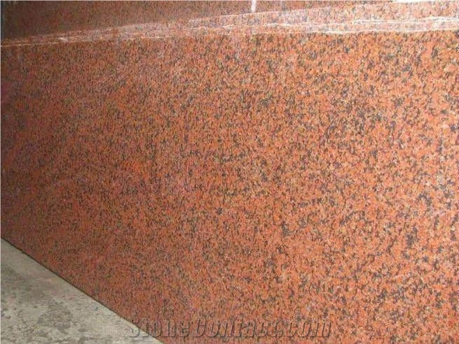 China Tianshan Red Granite Slab(own Factory)
