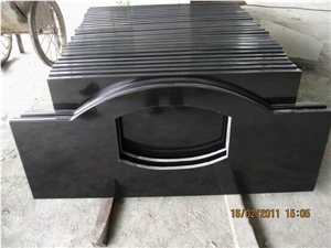 Chinese Hebei Black Granite Bath Countertop (own F Chinese Hebei Black Granite Bath Countertop (own F
