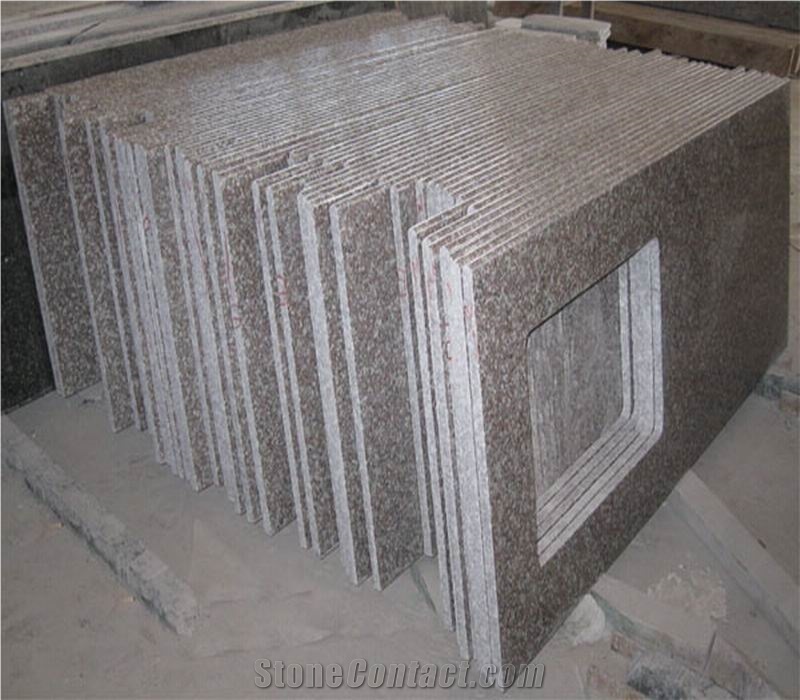 Chinese Rosa Beta Red G664 Granite Kitchen Countertops