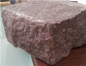 Granite Red Cube Stone(own Quarry)