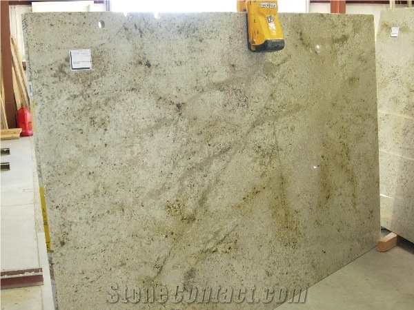 Polished Colonial Cream Granite Slab(good Quality)