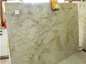 Polished Colonial Cream Granite Slab(good Quality)