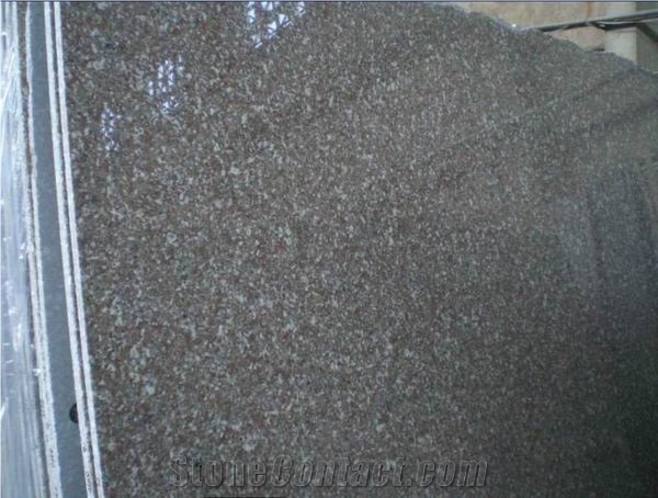 Polished G648 Granite Slab(own Factory)