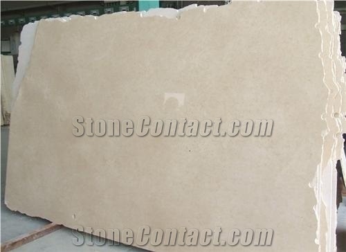 Polished Galala Beige Marble Slab(own Factory)