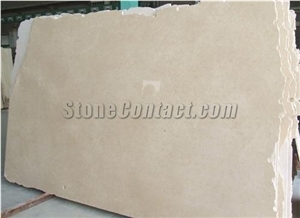 Polished Galala Beige Marble Slab(own Factory)
