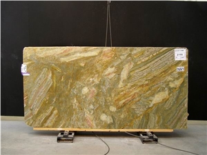 Polished Golden Cobra Marble Slab(good Quality)