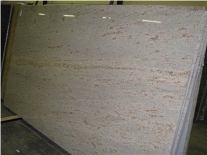 Polished Ivory Chiffon Granite Slab(good Polished)