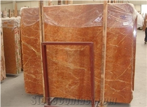 Polished Rojo Coralito Marble Slab(good Quality)