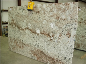 Polished Spring White Granite Slab(good Thickness)