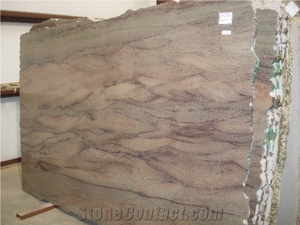Polished Wild Sea Green Granite Slab(good Thicknes