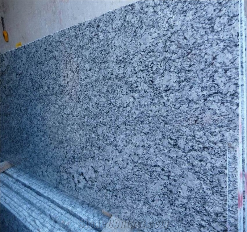 Spary White Granite Slab(low Price)