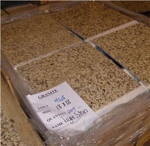 Tiger Skin Yellow Granite Tile(own Quarry)