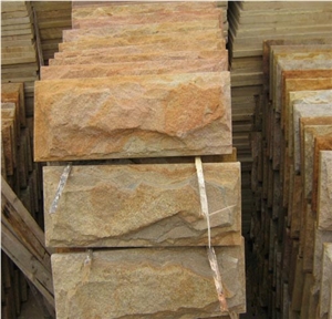 Yellow Sandstone Mushroom Stone(own Quarry)