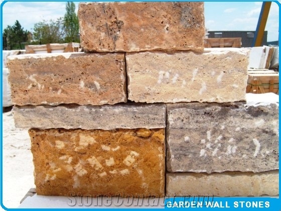 Travertine Wall Stone, Corner and Bricks