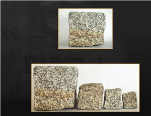 Strigauer Granit Cobble Stone, Beige Granite