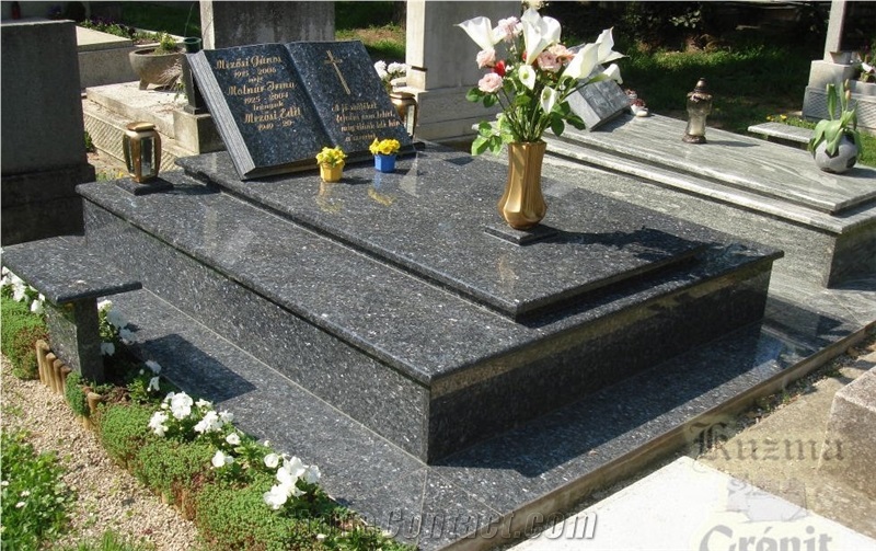 Labrador Blue Pearl Granite Monument, Labrador Pearl GT Blue Granite