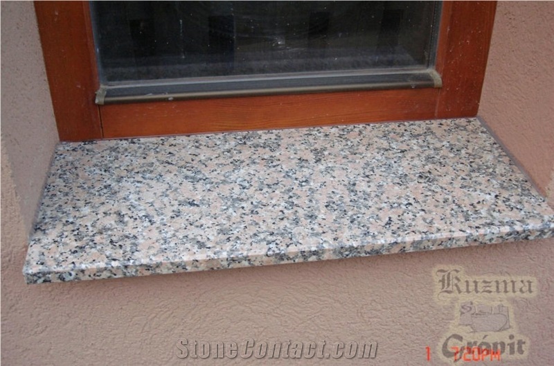 Rosa Porrino Window Sills, Pink Granite