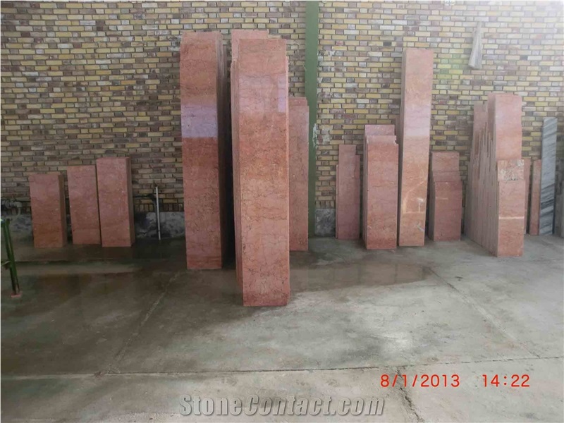 Bajestan Rose Pink Marble Slabs