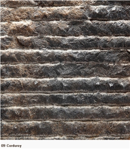 Rusty Manchu Caviar Limestone Slabs, China Brown Limestone