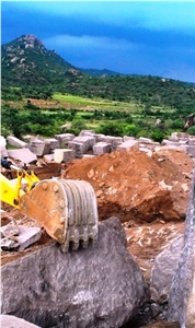 Cherry Red Granite Blocks