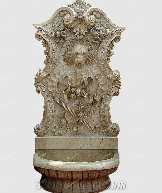 Maestro - Wall Fountain, Henan Yellow Marble