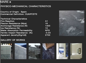 Mare Cuarcita Floor and Wall Tiles, Quartzite