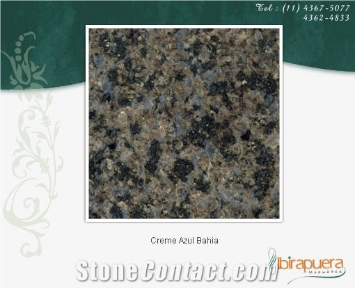 Creme Azul Bahia, Granite Slabs