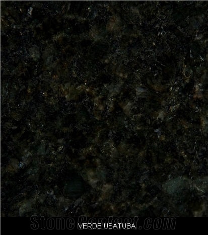 Verde Ubatuba Granite Slabs, Brazil Green Granite
