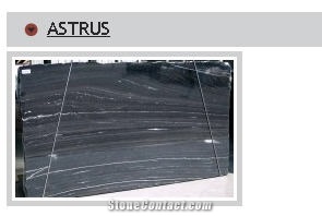 Astrus Black Granite Slabs, Brazil Black Granite
