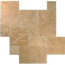 Travertine French Pattern Tiles, Turkey Beige Travertine