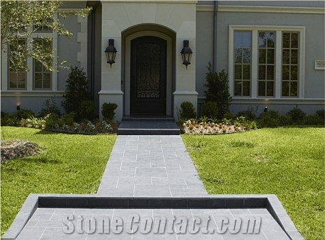 Premium Series Of Sawn Paving Stone, Indiana Gray Grey Limestone