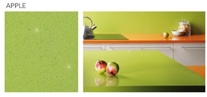 Apple Cuarzo Quartz Stone Kitchen Top