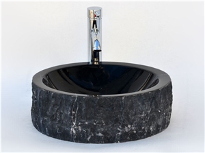 Wash Basin in Black Marble