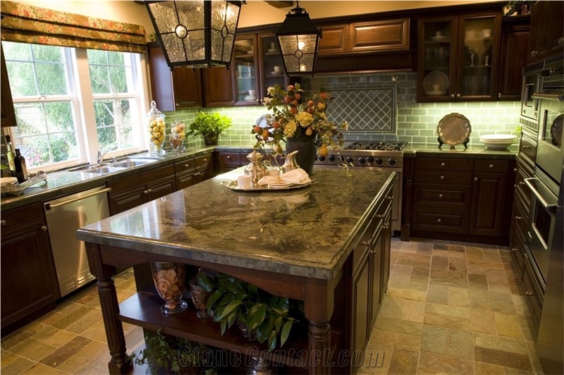 Rainforest Green Marble, Rain Forest Green Marble Furniture