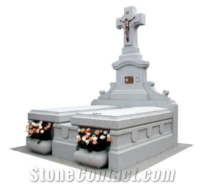 White Amanecer Granite Monument, Amanecer White Granite