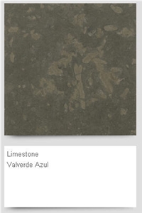 Azul Valverde Limestone Slabs, Portugal Grey Limestone