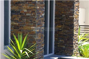 Ledgestone Old Adelaide Narrow Bookleaf Veneers, Blue Stone