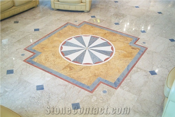 Waterjet Floor Medallion