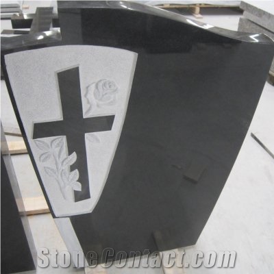 Absolute Black Monuments, Tombstones, Shanxi Black Granite