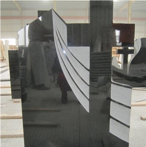 Absolute Black Monuments, Tombstones, Shanxi Black Granite