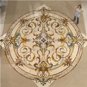 Four Seasons Waterjet Medallion
