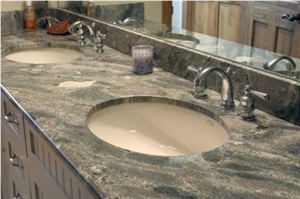 Green Granite Vanity Tops