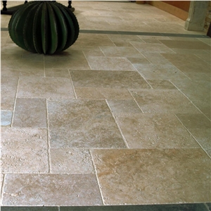 Travertine Opus Versailles Tumbled 12 mm Travertine Opus Versailles Tumbled 12 mm