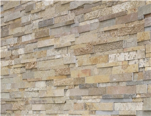 Volcanic Rock Split, Beige Quartzite Cultured Stone